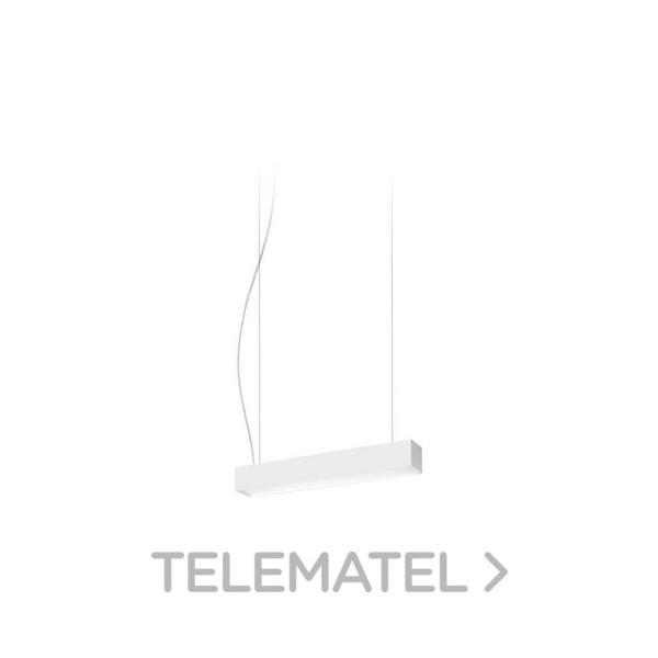 PANTALLA LED 24W 2400lm 3000K PARA SUPERFICIE O COLGANTE DE ALUMINIO IP20 BLANCO