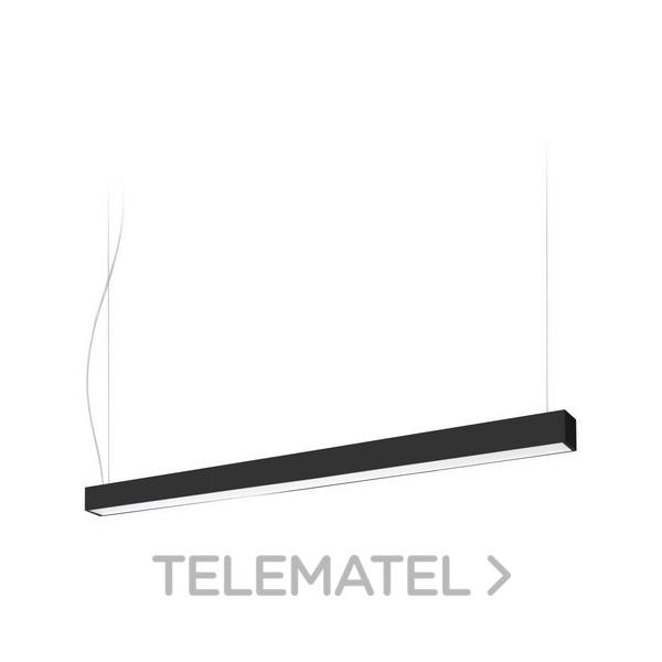 PANTALLA LED 50W 5000lm 3000K PARA SUPERFICIE O COLGANTE DE ALUMINIO IP20 NEGRO