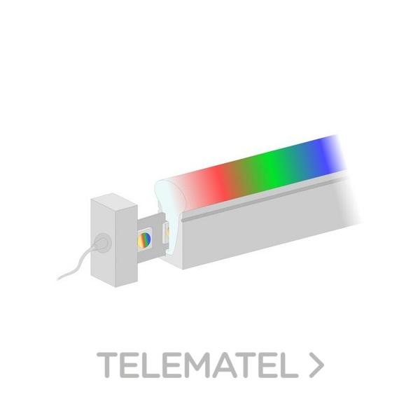 PERFIL FLEXIBLE LATERAL ESTANCO NEN 4 CON TIRA RGBW FRA 19,2W IP67